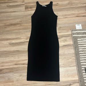 Samantha eng fitted black dress